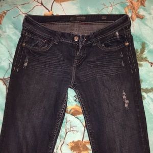 Mek Denim jeans. Boot-cut